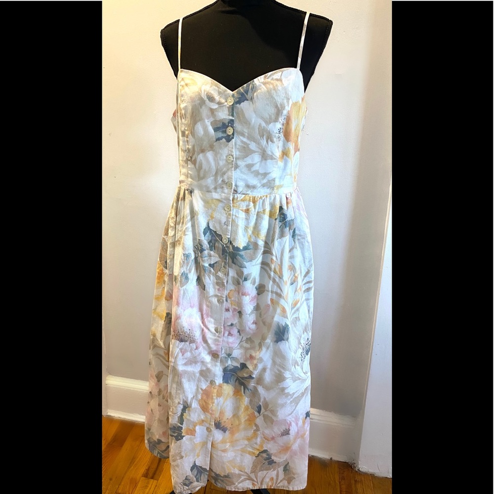 SOLD!!H&M Floral A-line Dress Size M
